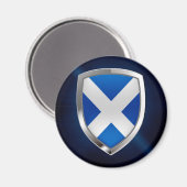Scotland Metallic Emblem Magnet (Vorderseite/Rückseite)