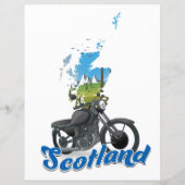 Scotland Motorrad-Karte Reiseanbieter (Rückseite)