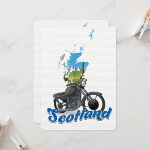 Scotland Motorrad-Karte Reiseanbieter