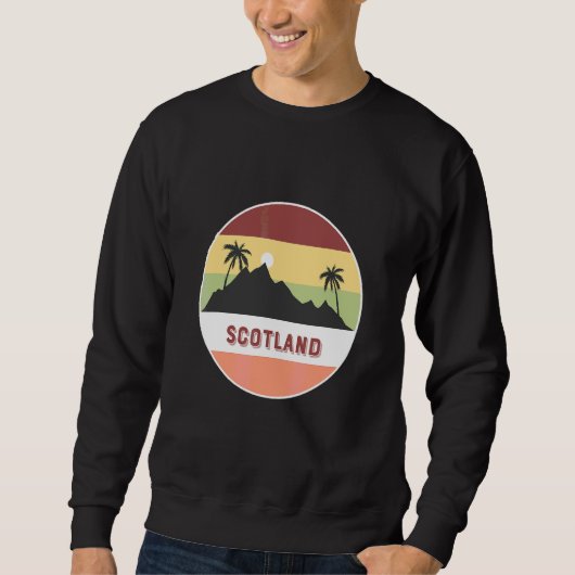 Scotland Mountain And Palms Sweatshirt (Vorderseite)