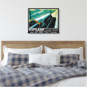 Scotland Night Express Zug Leinwanddruck (Insitu (Schlafzimmer))