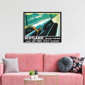 Scotland Night Express Zug Leinwanddruck (Insitu (Wohnzimmer))