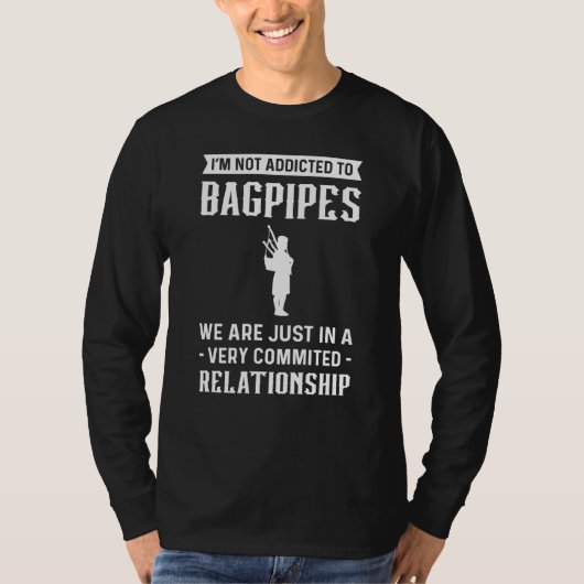 Scotland Pride Bagpiping Bagpiper Bagpipe Player T-Shirt (Vorderseite)