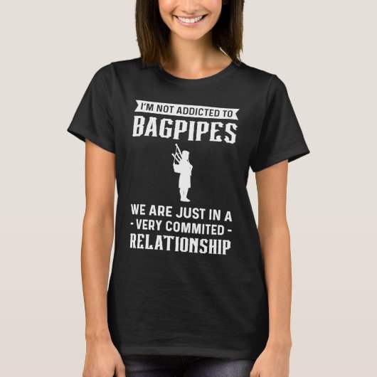 Scotland Pride Bagpiping Bagpiper Bagpipe Player T-Shirt (Vorderseite)