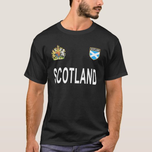 Scotland Pride - Scottish Retro Football Jersey 20 T-Shirt (Vorderseite)