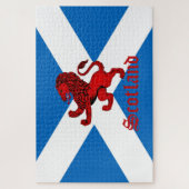 Scotland Rampant Lion, antiker Red Rampant Lion Puzzle (Vertikal)
