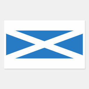 SCOTLAND RECHTECKIGER AUFKLEBER