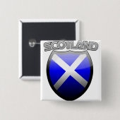 Scotland Retro Glass Button (Vorne & Hinten)