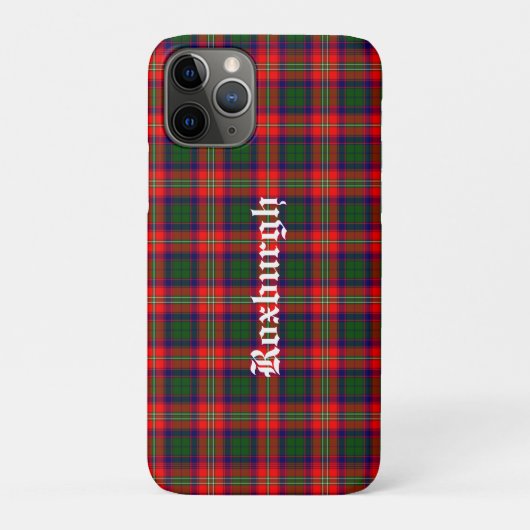 Scotland Roxburgh District Tartan Personalisiert Case-Mate iPhone Hülle (Rückseite)