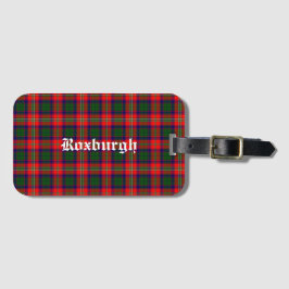 Scotland Roxburgh District Tartan Personalisiert Gepäckanhänger