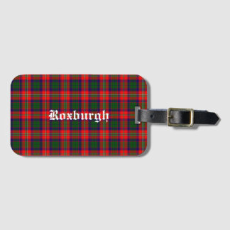 Scotland Roxburgh District Tartan Personalisiert Gepäckanhänger