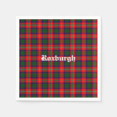 Scotland Roxburgh District Tartan Personalisiert Serviette (Vorderseite)