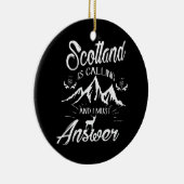 SCOTLAND RUFT KERAMIK ORNAMENT (Rechts)
