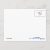 Scotland Rugby Ball Postkarte (Rückseite)