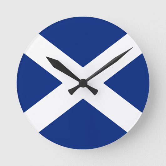 SCOTLAND RUNDE WANDUHR (Vorderseite)