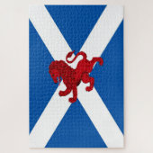 Scotland Saint Andrew's flag/Rampant Lion 1014 Puzzle (Vertikal)