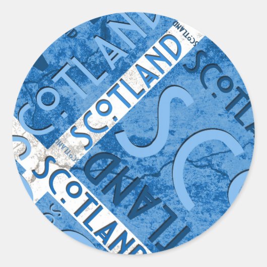 Scotland Salreifen Sticker (Vorderseite)
