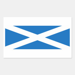 Scotland/Scottish Flag - Vereinigtes Königreich Rechteckiger Aufkleber