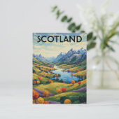 Scotland Scottish Highlands Travel Postkarte (Stehend Vorderseite)