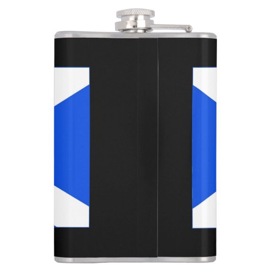 Scotland Scottish Rampant lion, Saint Andrews Fahn Flachmann (Rückseite)