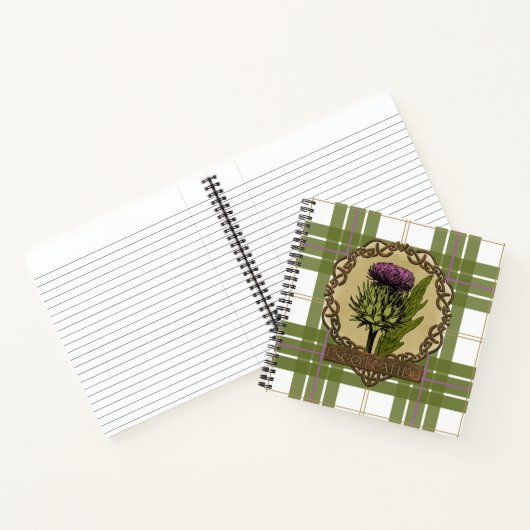 Scotland Scottish Thistle Celtic Knots Notizblock (Innenseite)