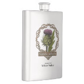 Scotland Scottish Thistle und Schotten Gaelic Toas Flachmann (Rechts)