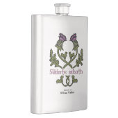 Scotland Scottish Thistle und Schotten Gaelic Toas Flachmann (Rechts)