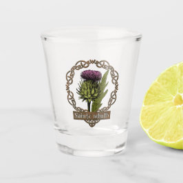 Scotland Scottish Thistle und Schotten Gaelic Toas Schnapsglas