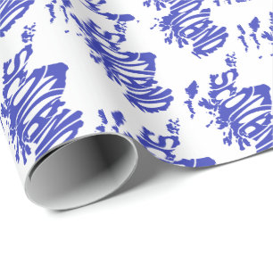 Scotland Silhouette Word Art Geschenkpapier