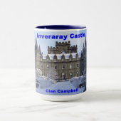 Scotland Snow Inveraray Castle Campbell Clan Tasse (Zentrum)