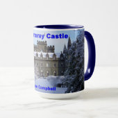 Scotland Snow Inveraray Castle Campbell Clan Tasse (VorderseiteRechts)