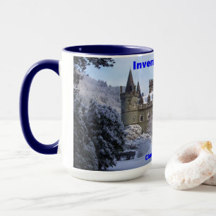 Scotland Snow Inveraray Castle Campbell Clan Tasse