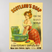 Scotland Soap Vintage Werbung Poster (Vorne)