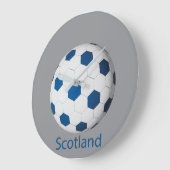 Scotland Soccer Große Wanduhr (Winkel)