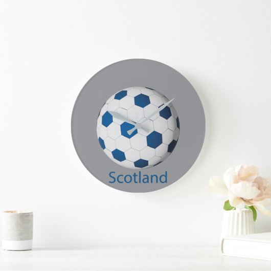 Scotland Soccer Große Wanduhr (Zuhause)