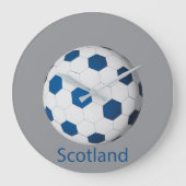 Scotland Soccer Große Wanduhr (Vorderseite)