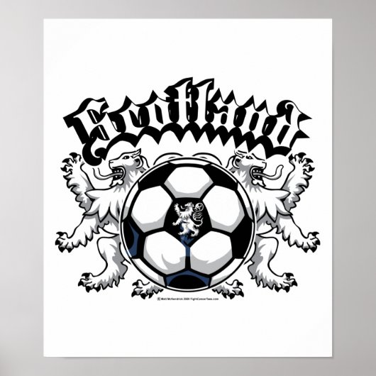 Scotland Soccer Poster (Vorne)