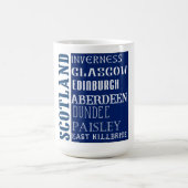 Scotland Subway Word Art Kaffeetasse (Mittel)