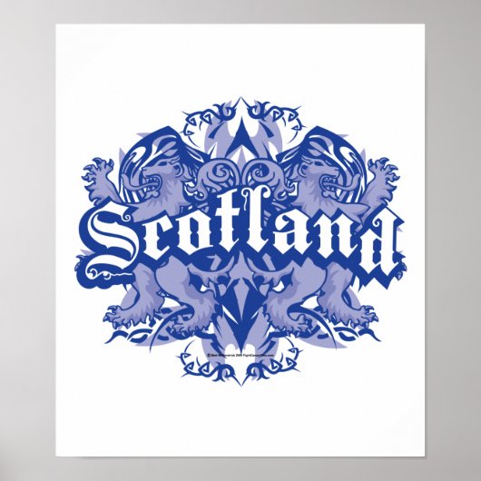 Scotland Tribal Poster (Vorne)