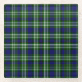 Scotland Tweedside District Tartan Glasuntersetzer (Vorderseite)