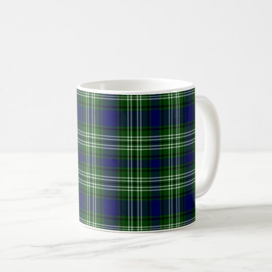 Scotland Tweedside District Tartan Kaffeetasse (VorderseiteRechts)