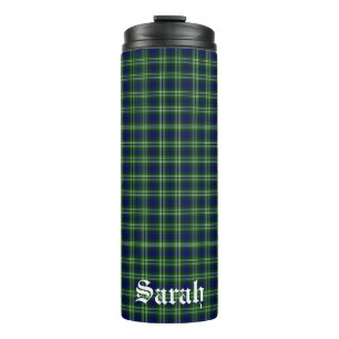 Scotland Tweedside District Tartan Personalisiert Thermosbecher