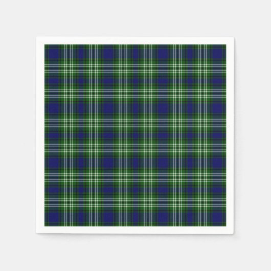 Scotland Tweedside District Tartan Serviette (Vorderseite)