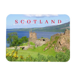 Scotland Urquhart Castle View Kühlschrankmagnet Magnet