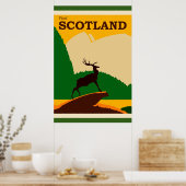 Scotland Vintage Travel Poster (Küche)