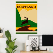 Scotland Vintage Travel Poster (Heimbüro)