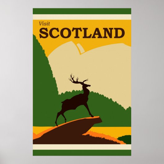 Scotland Vintage Travel Poster (Vorne)