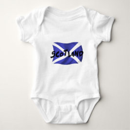 Scotland Wavy Flag Baby Strampler
