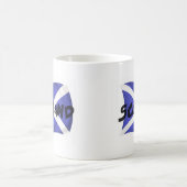 Scotland Wavy Flag Kaffeetasse (Mittel)