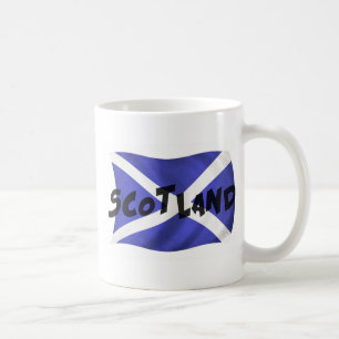 Scotland Wavy Flag Kaffeetasse